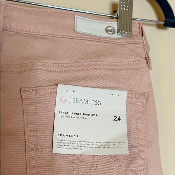 NWT AG Farrah Ankle Seamless High Rise Skinny Jeans Size 24 - Picture 7 of 7